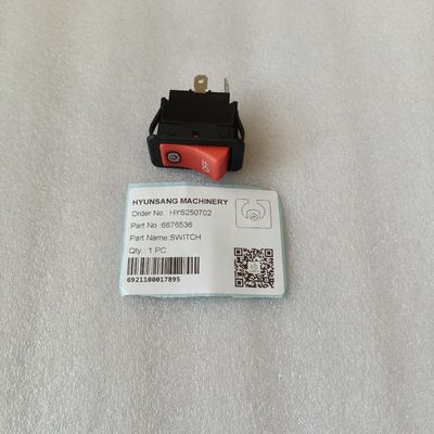 Hyunsang Excavator Parts SWITCH 6676536 For Bob 751 753 763 773