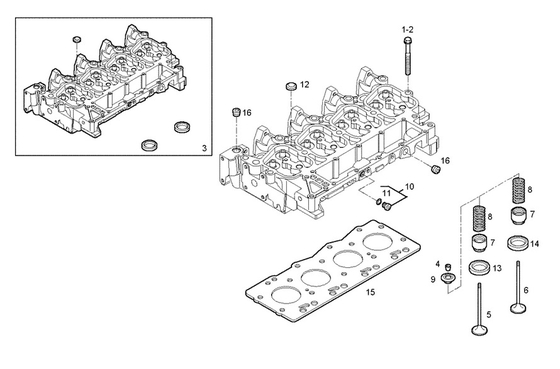 Hyunsang Engine Spare Parts 2830919 2856017 Cylinder Head Gasket