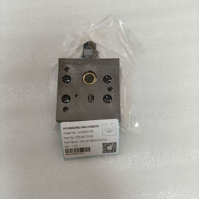 Hyunsang Excavator Parts 723-40-70100 Pressure Reducing Valve for 6D102 PC200-6