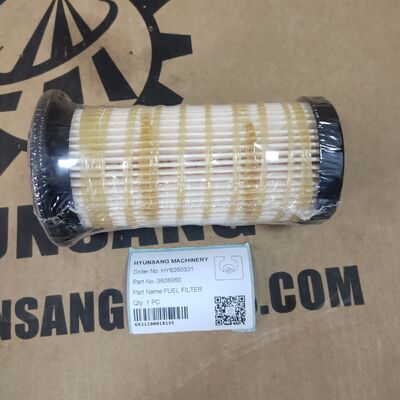 Hyunsang Excavator Fuel Filter 3608960 For 2384C 2484C 2570C 320D 320E 312D