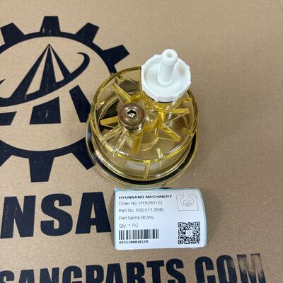 Excavator Parts Filter Bowl 600-311-3640 For PC200-8 PC300-8 D31 D61 D65