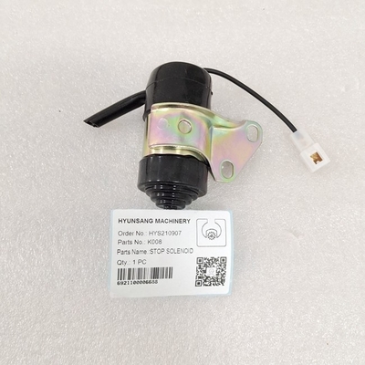 Kubota Stop Solenoid For K008 Excavator Electrical Parts 14Y-22-35511
