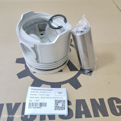 Hyunsang Excavator Spare Parts Ring Piston + Piston Pin 1121211460 112-12-11460 For ZX200LC-HHE ZX210-AMS ZX210-HCME