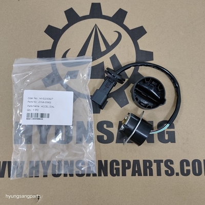 Hyunsang Excavator Spare Parts Accel Dial 21N8-20902 21N820902 For R200W7 R160LC7 R180LC7 R210LC7 R210LC7H