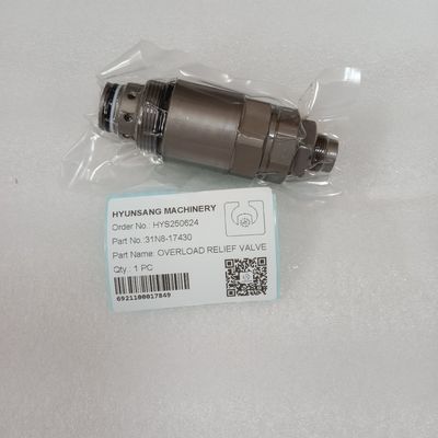 Части экскаватора Hyunsang Overlord Relief Valve 31N8-17430 для экскаваторов Hyundai R215-7 R225-7