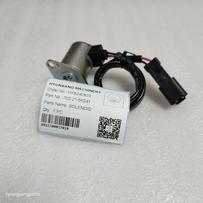 Hyunsang Excavator Parts Solenoid 702-21-56241 For  D31EX, D31PX, D37EX, D37PX