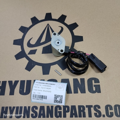 Hyunsang Excavator Parts Solenoid 702-21-56241 For  D31EX, D31PX, D37EX, D37PX