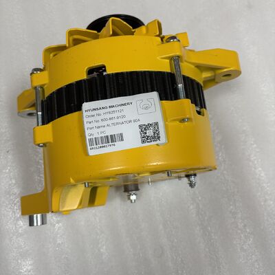 Excavator Engine Parts 600-861-9120 Alternator For  Wheel Loader WA600-6R WA600-A WA400-5 WA380-5
