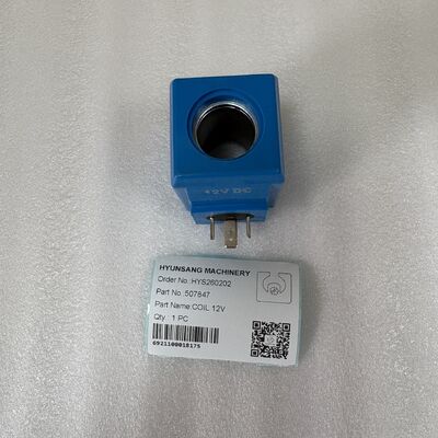 Hyunsang Excavator Parts Solenoid Coil 507848 507847